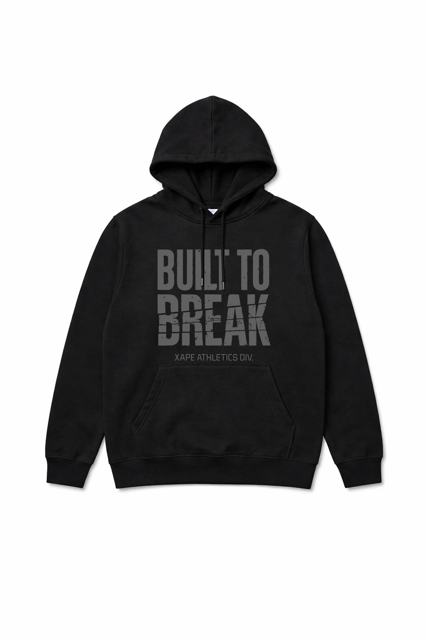 XAPE Built To Break String Hoodie - Black