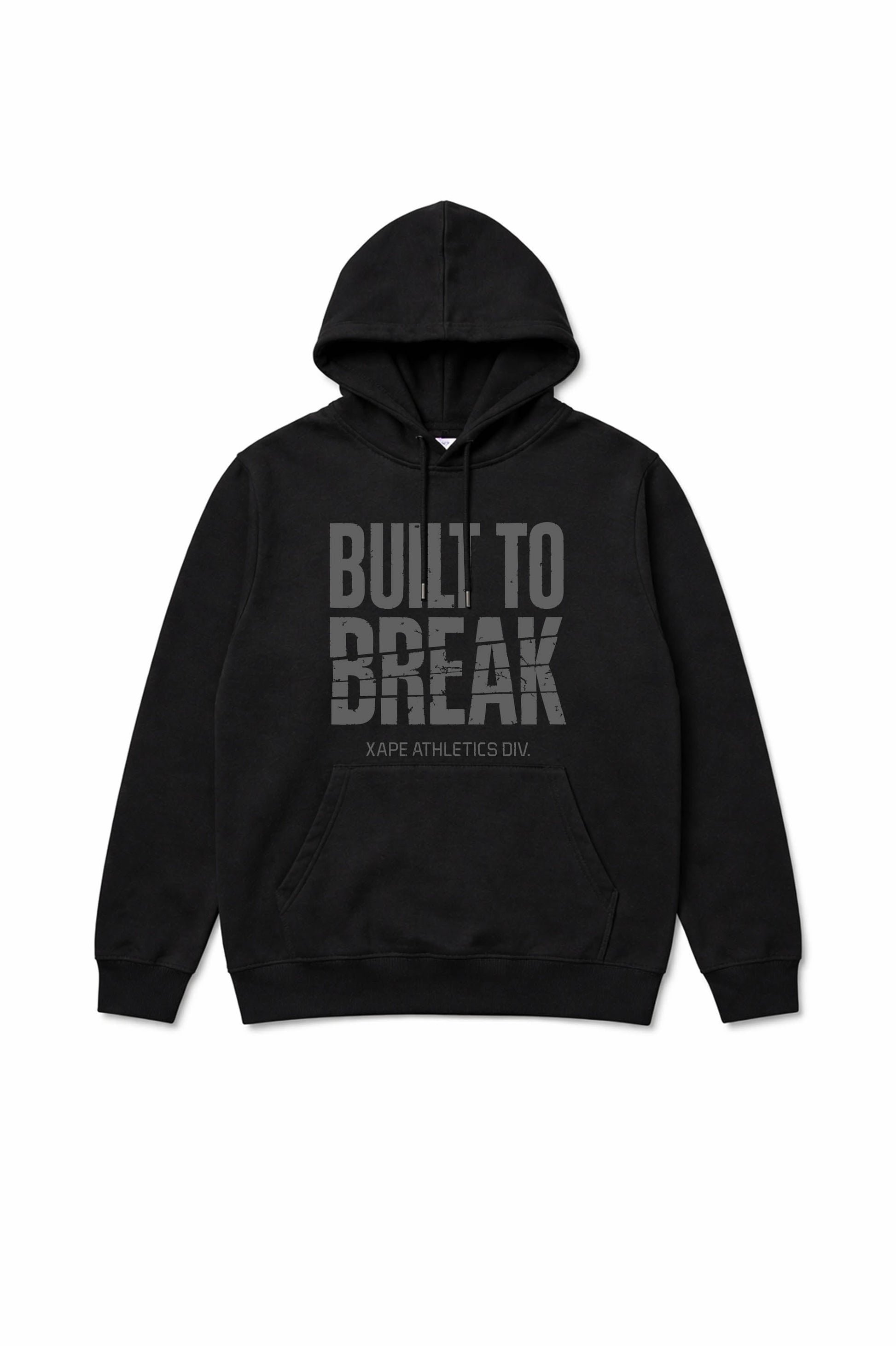 XAPE Built To Break String Hoodie - Black
