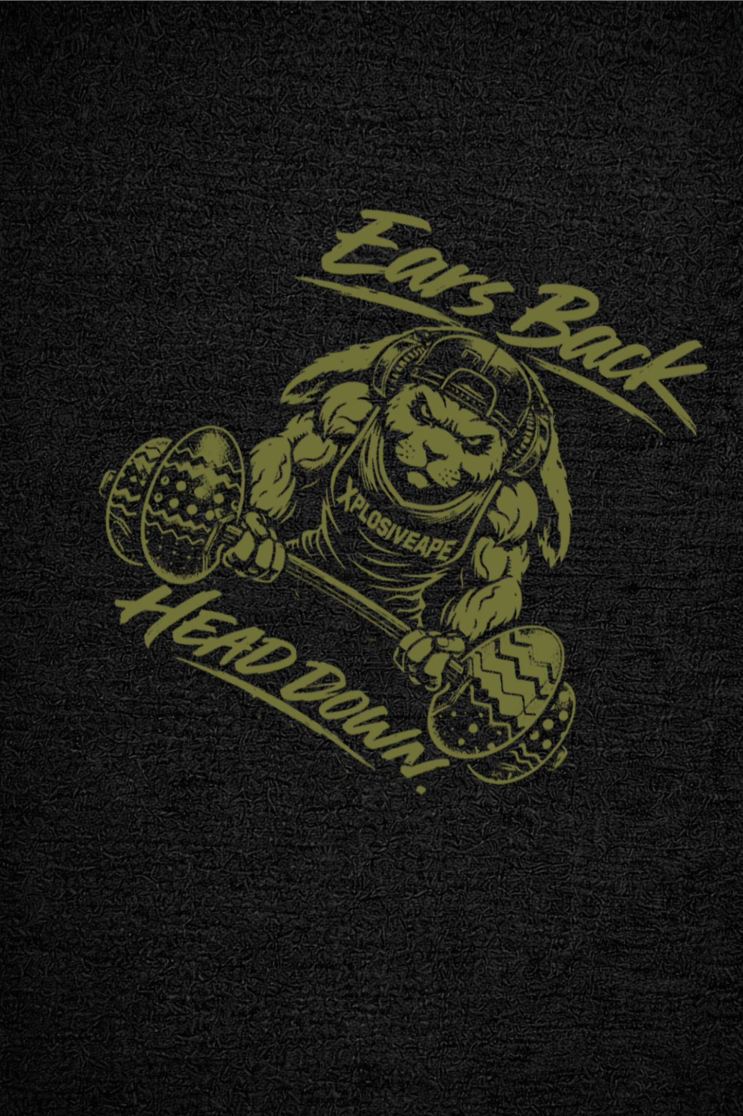 XAPE Head Down Tee - Black