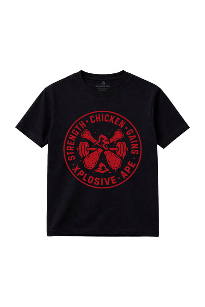 XAPE Chicken Shop Badge Tee - Black