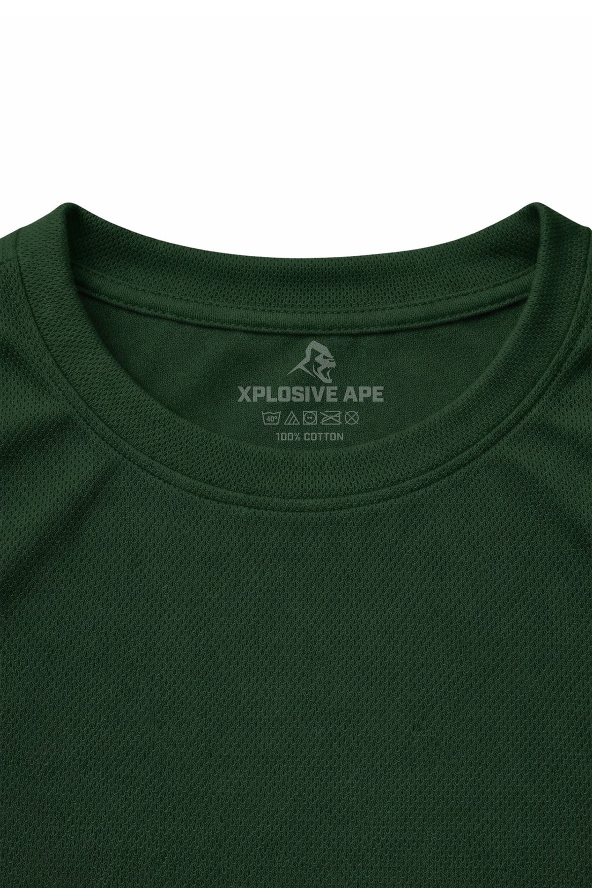 XAPE Classic Badge Logo X Tech Tee - Forest Green