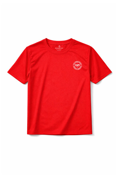XAPE Classic Badge Logo X Tech Tee - Red