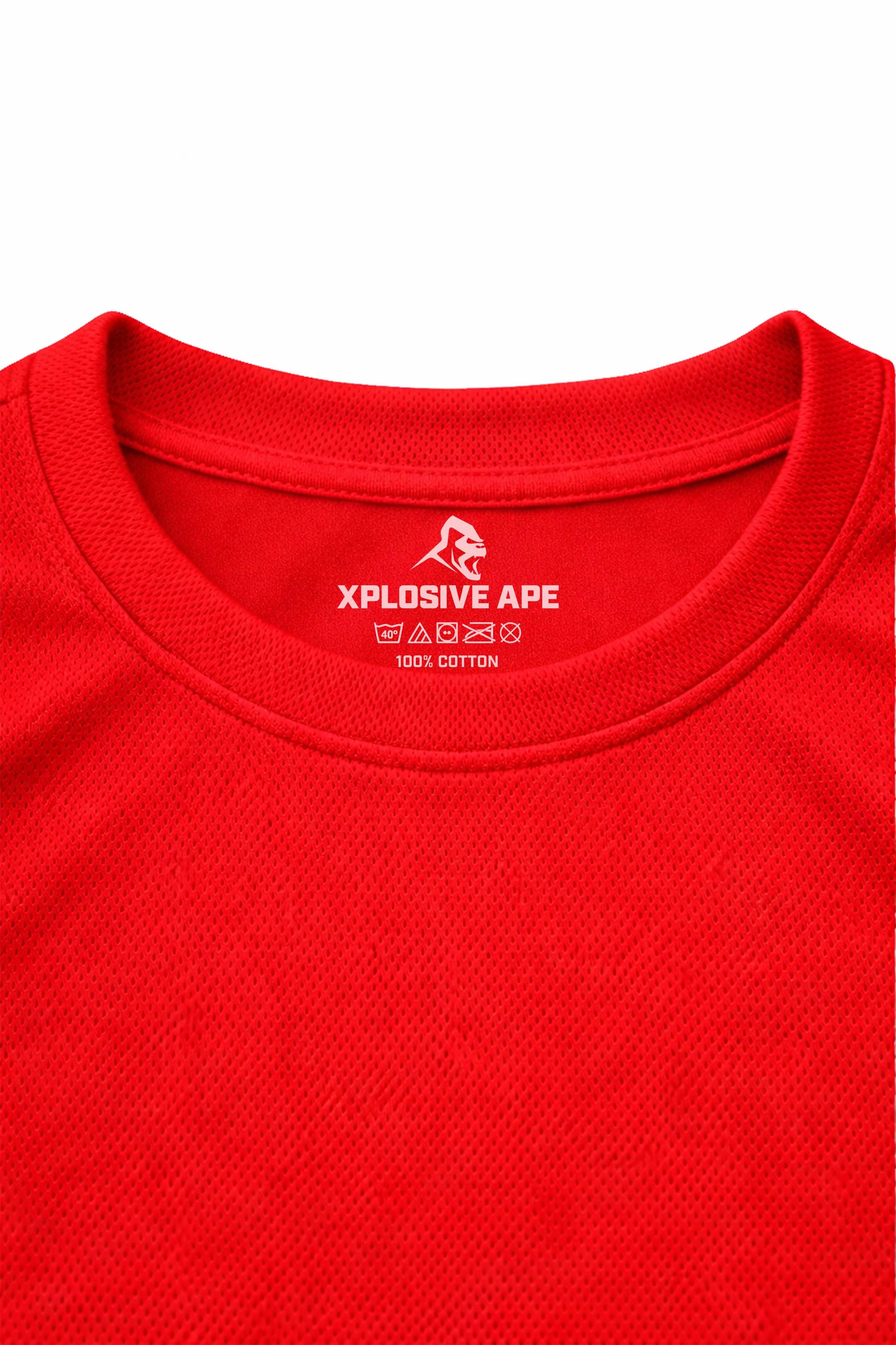 XAPE Classic Badge Logo X Tech Tee - Red