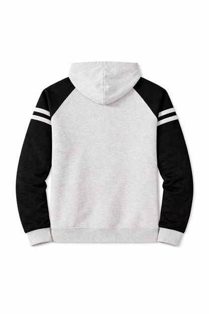 XAPE Classic Raglan Hoodie - Oatmeal Heather/Black