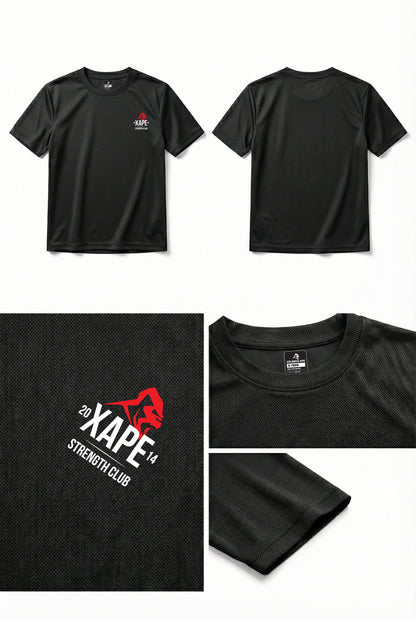 XAPE Classic Strength X Tech Tee - Black