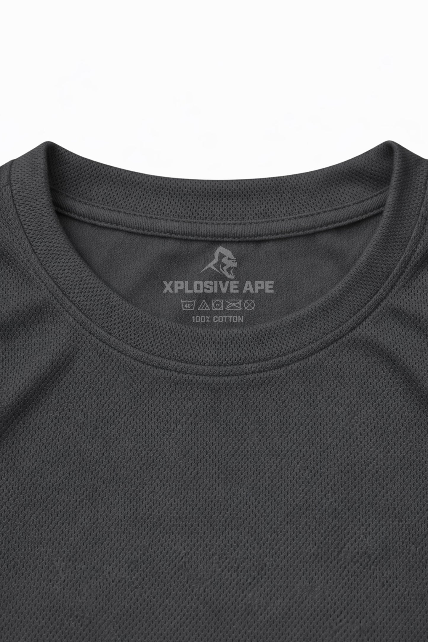 XAPE Classic Strength X Tech Tee - Charcoal