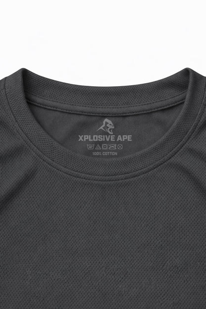 XAPE Classic Strength X Tech Tee - Charcoal