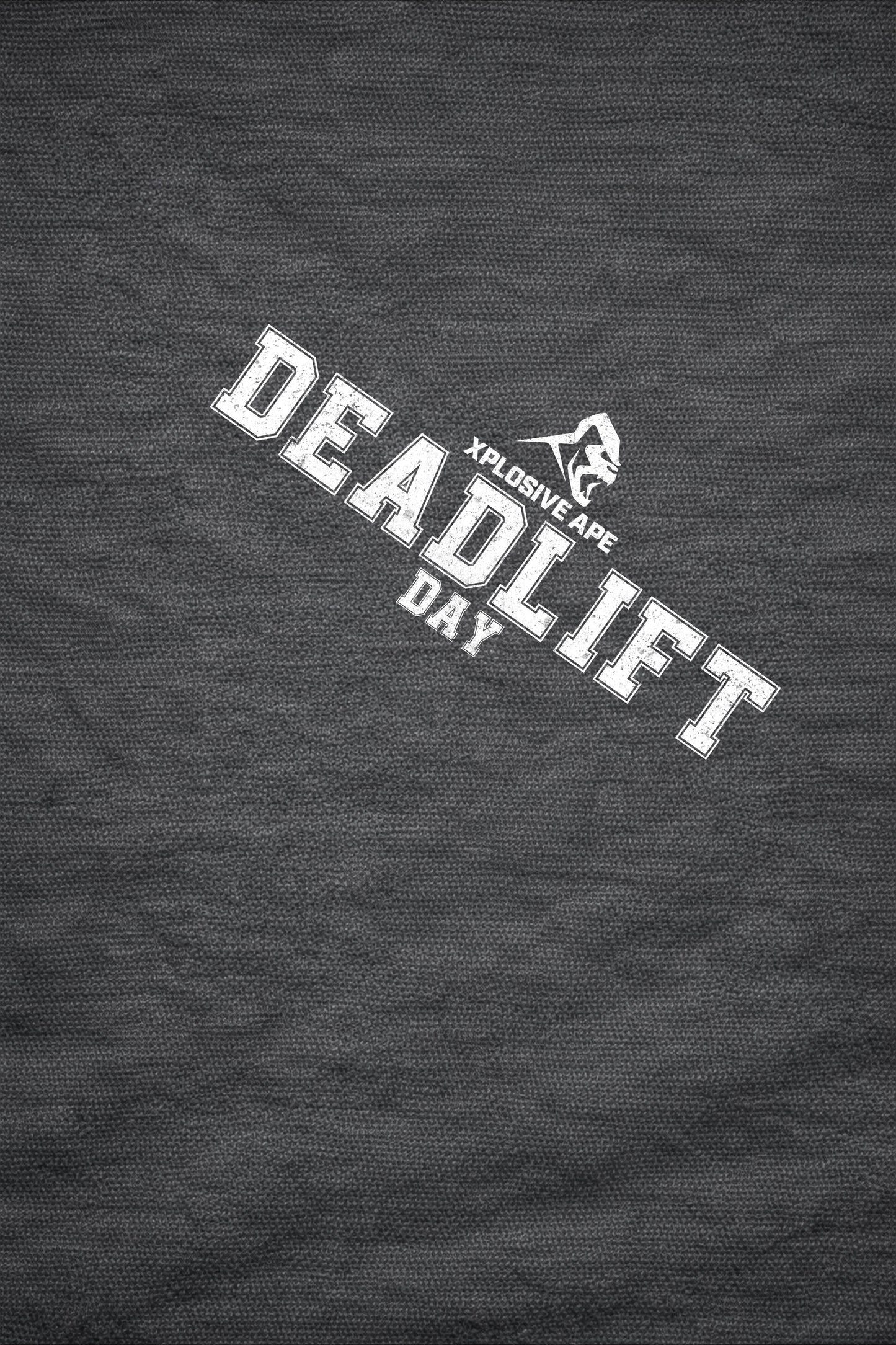 XAPE Deadlift Day V1 String Hoodie - Charcoal