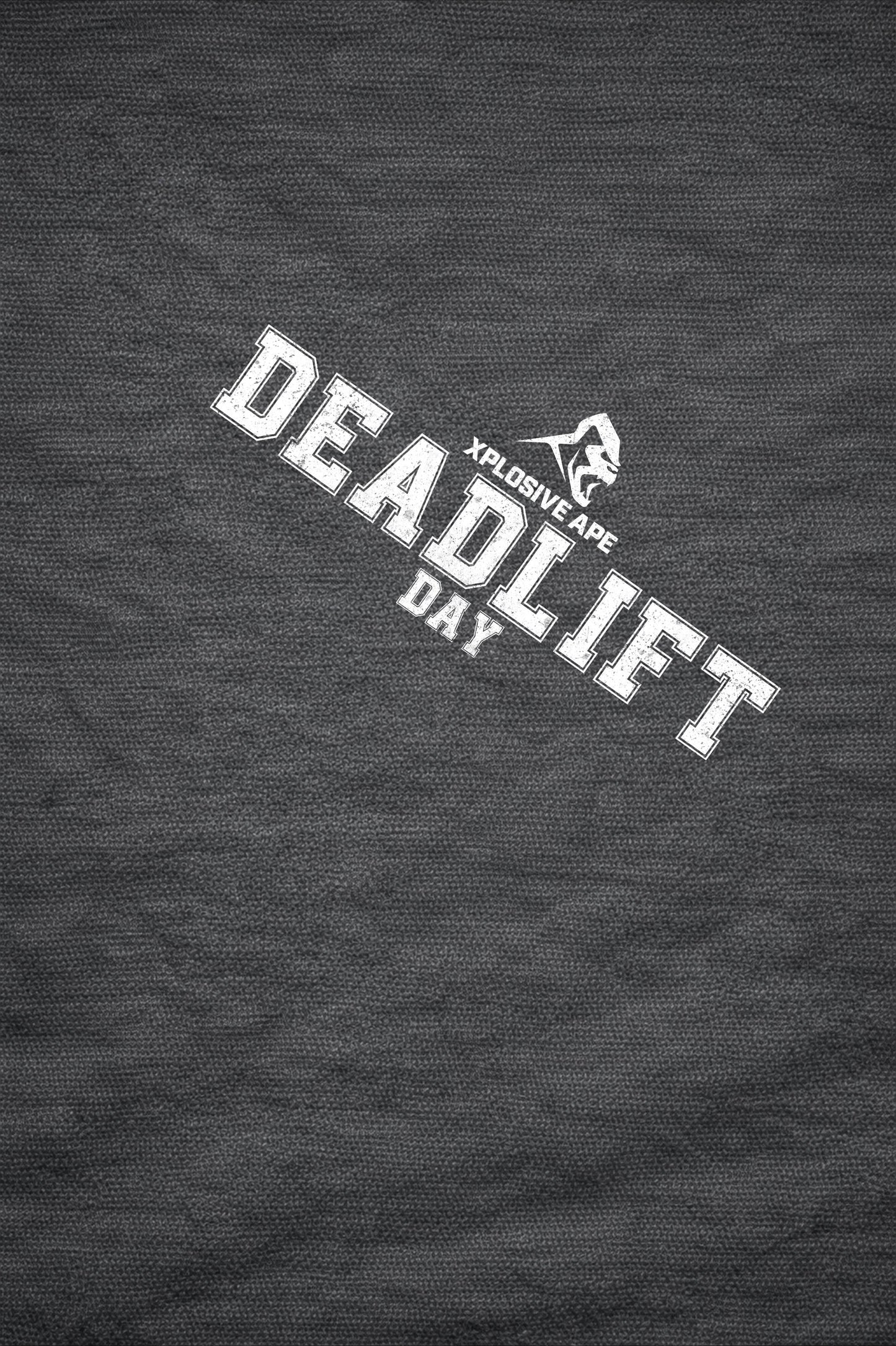 XAPE Deadlift Day V1 String Hoodie - Charcoal