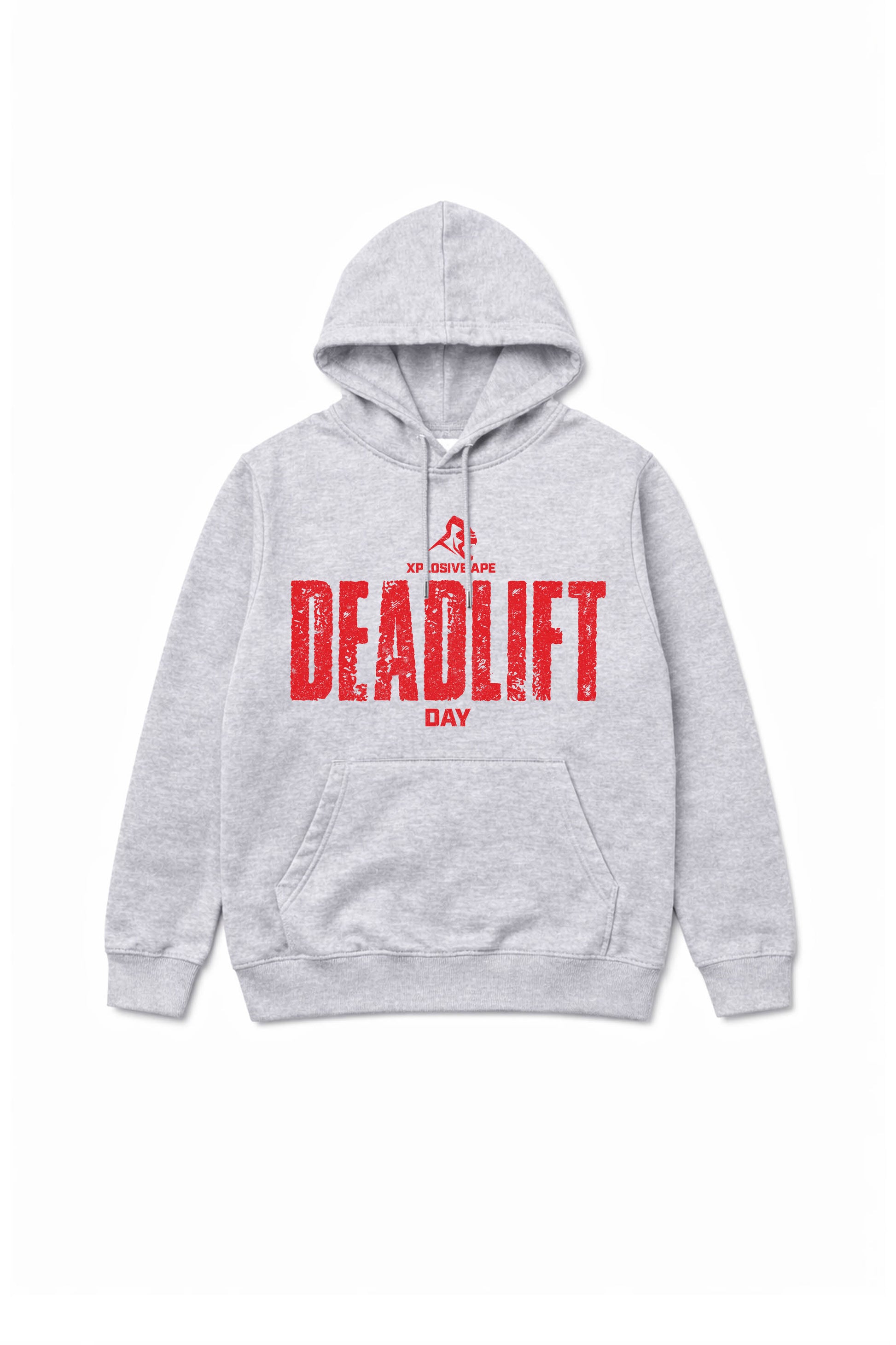 XAPE Deadlift Day V2 String Hoodie - Sports Grey