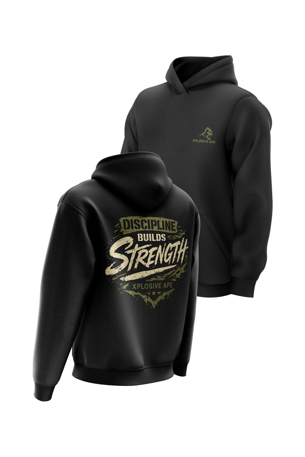 XAPE Discipline Hoodie - Black