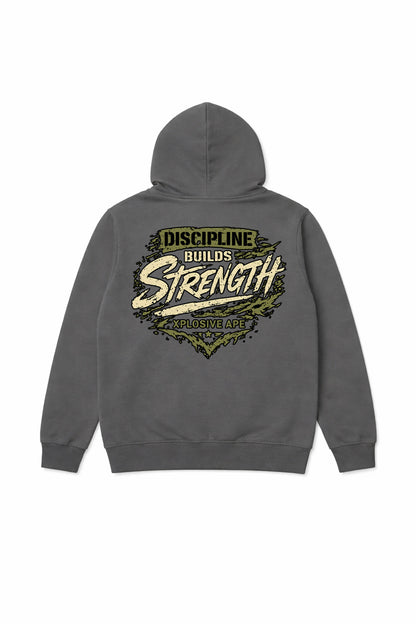 XAPE Discipline Hoodie - Charcoal