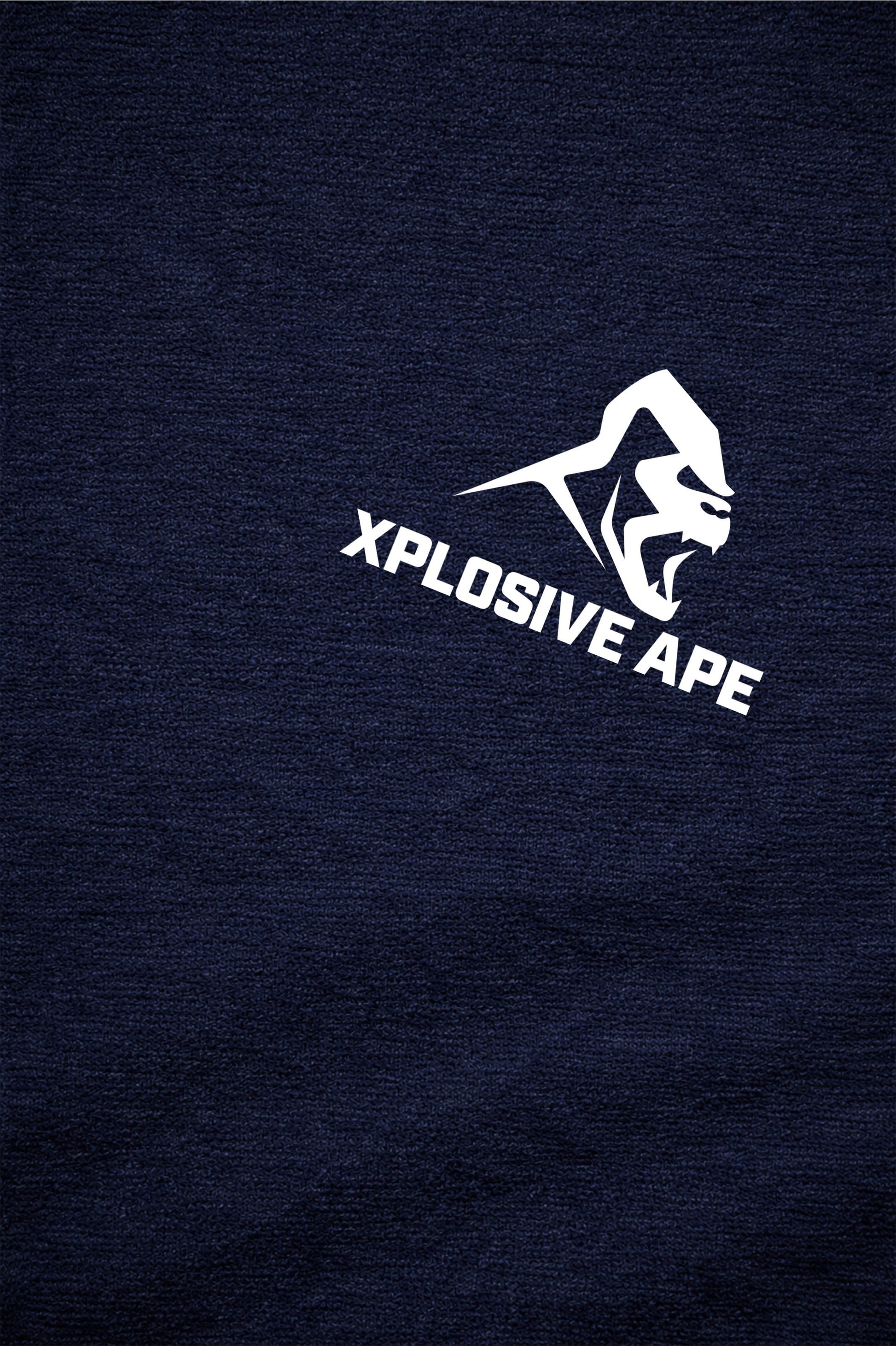 XAPE Don't Talk To Me V2 String Hoodie - Navy
