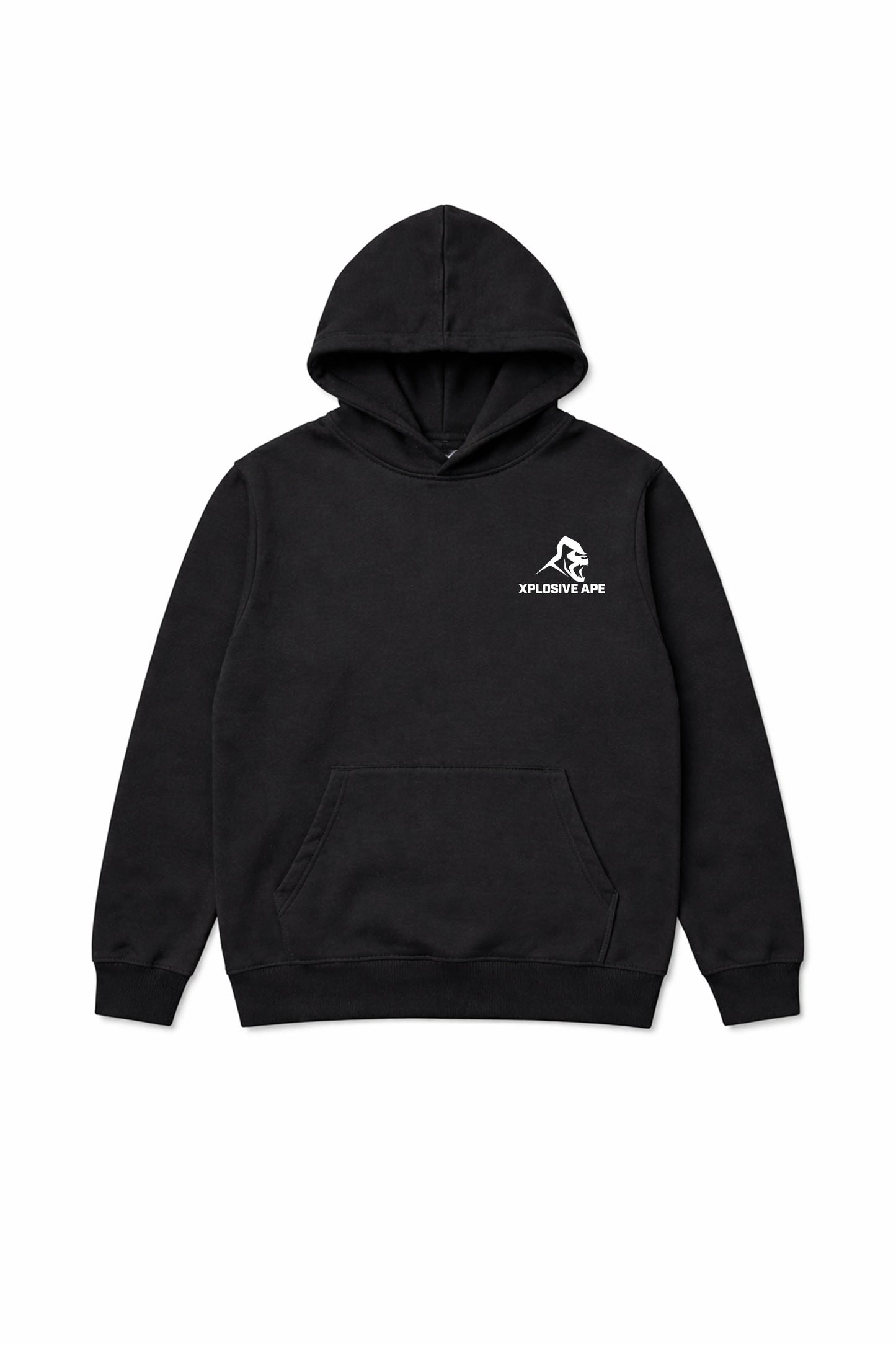 XAPE Don't Talk To Me V3 String Hoodie - Black