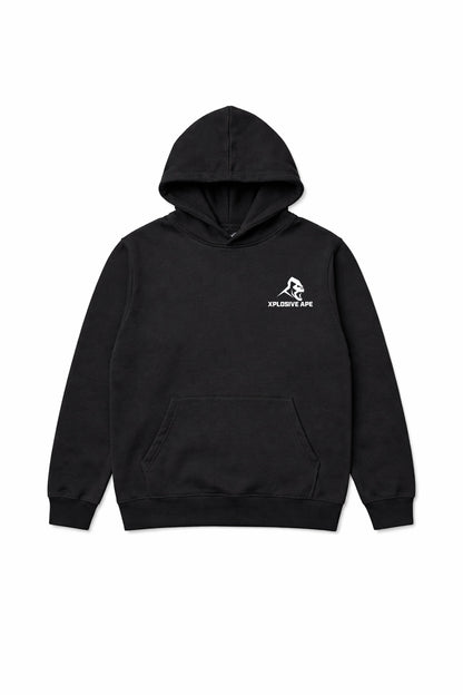 XAPE Don't Talk To Me V3 String Hoodie - Black