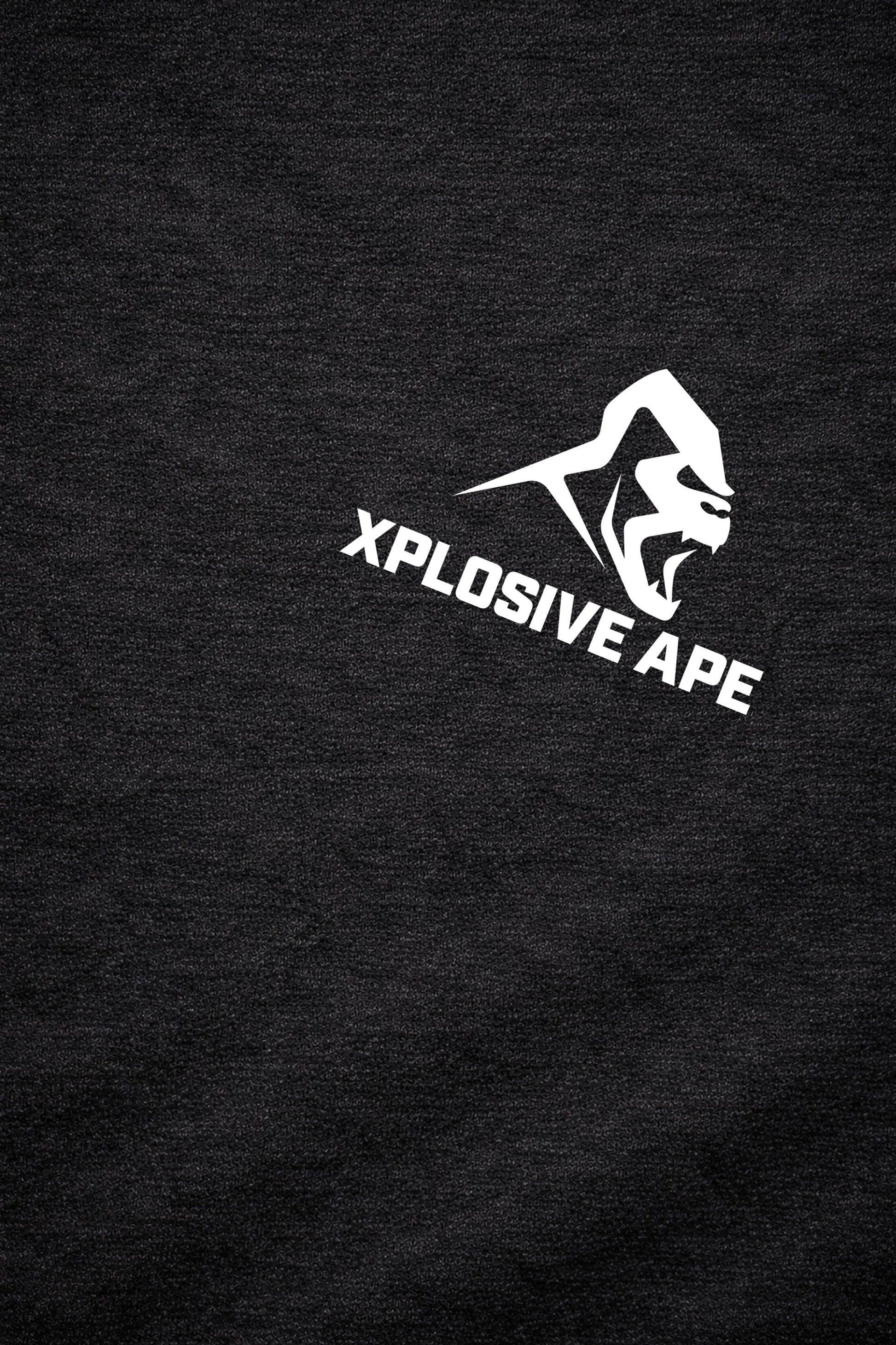 XAPE Don't Talk To Me V3 String Hoodie - Black
