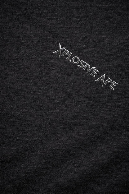 XAPE Double Fang String Hoodie - Black