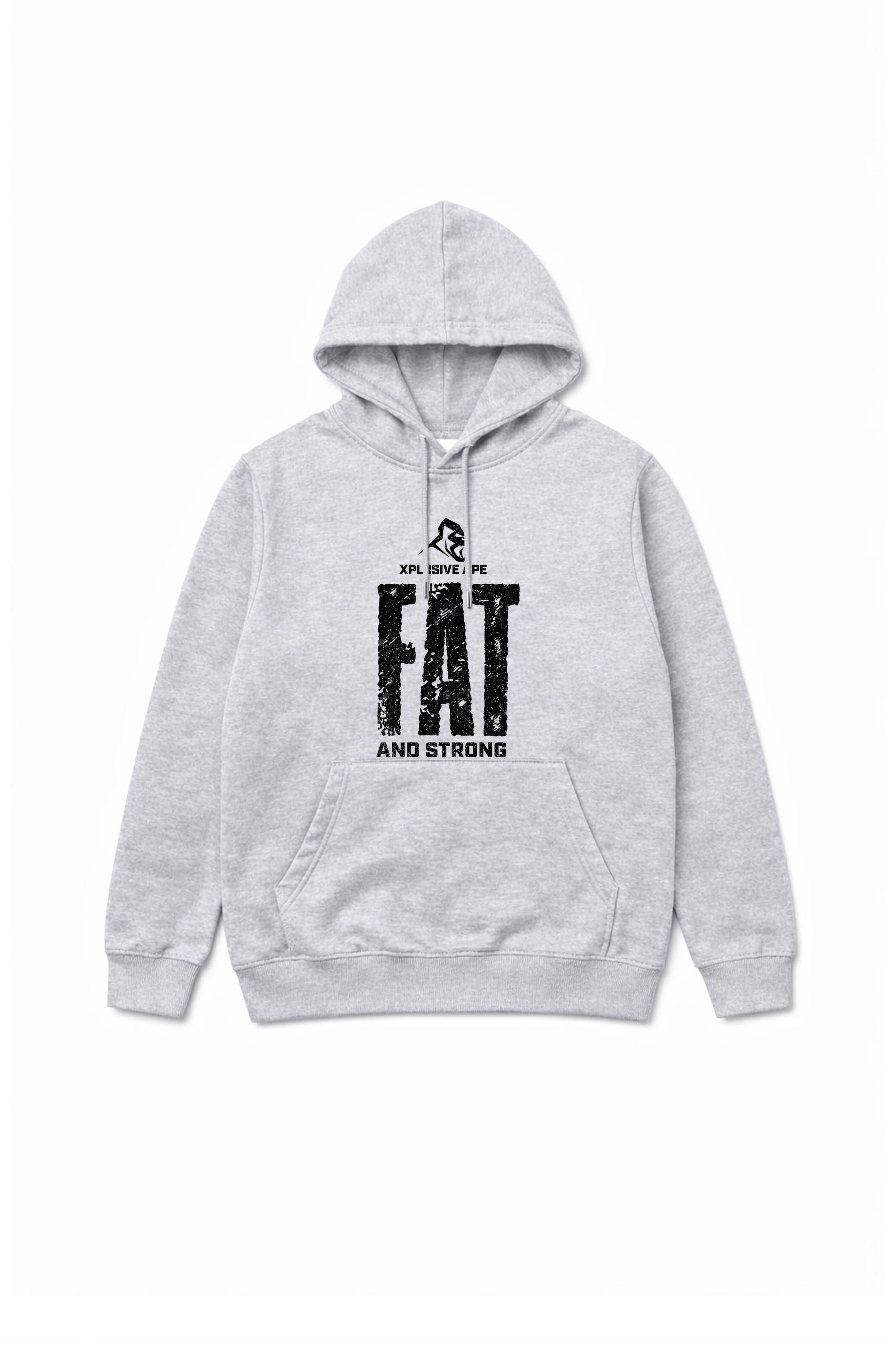 XAPE Fat And Strong V2 String Hoodie - Sports Grey
