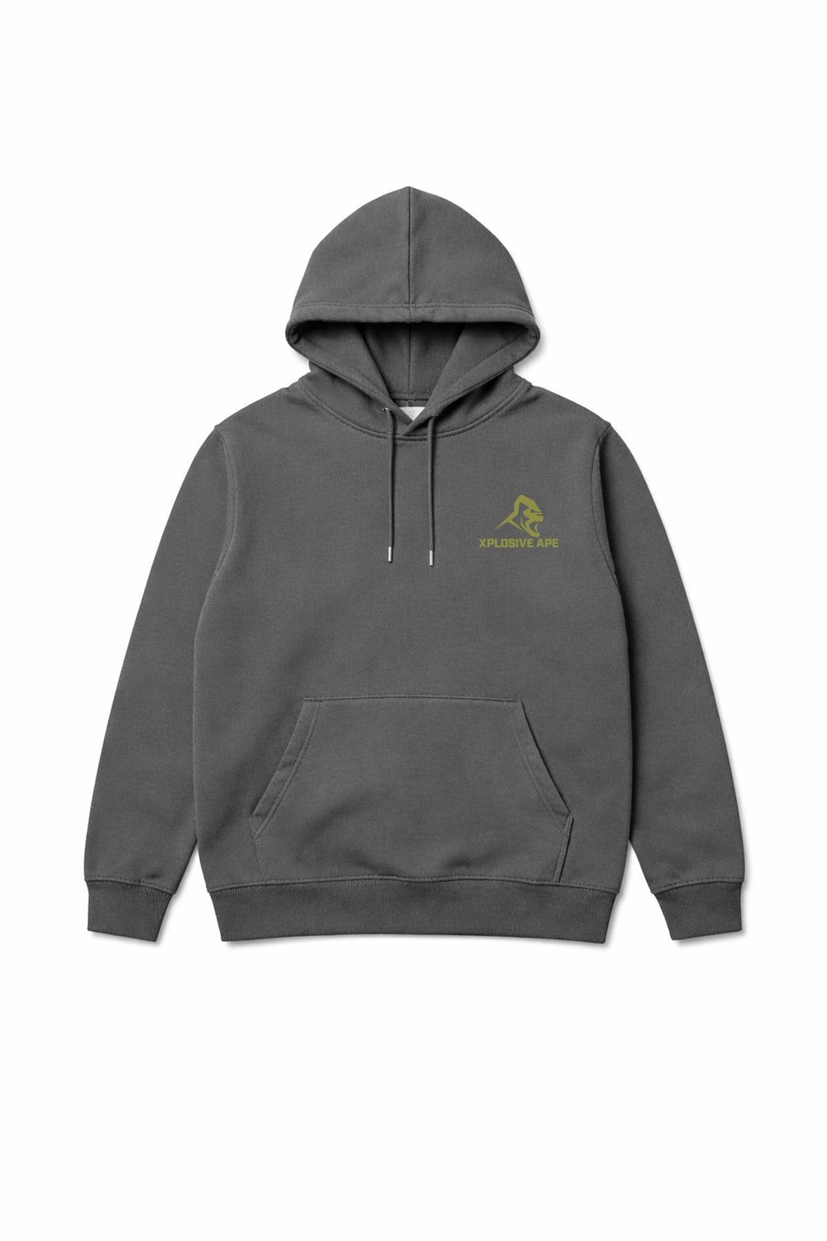 XAPE Futuristic V2 String Hoodie - Charcoal