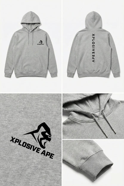 XAPE Futuristic V2 String Hoodie - Sports Grey