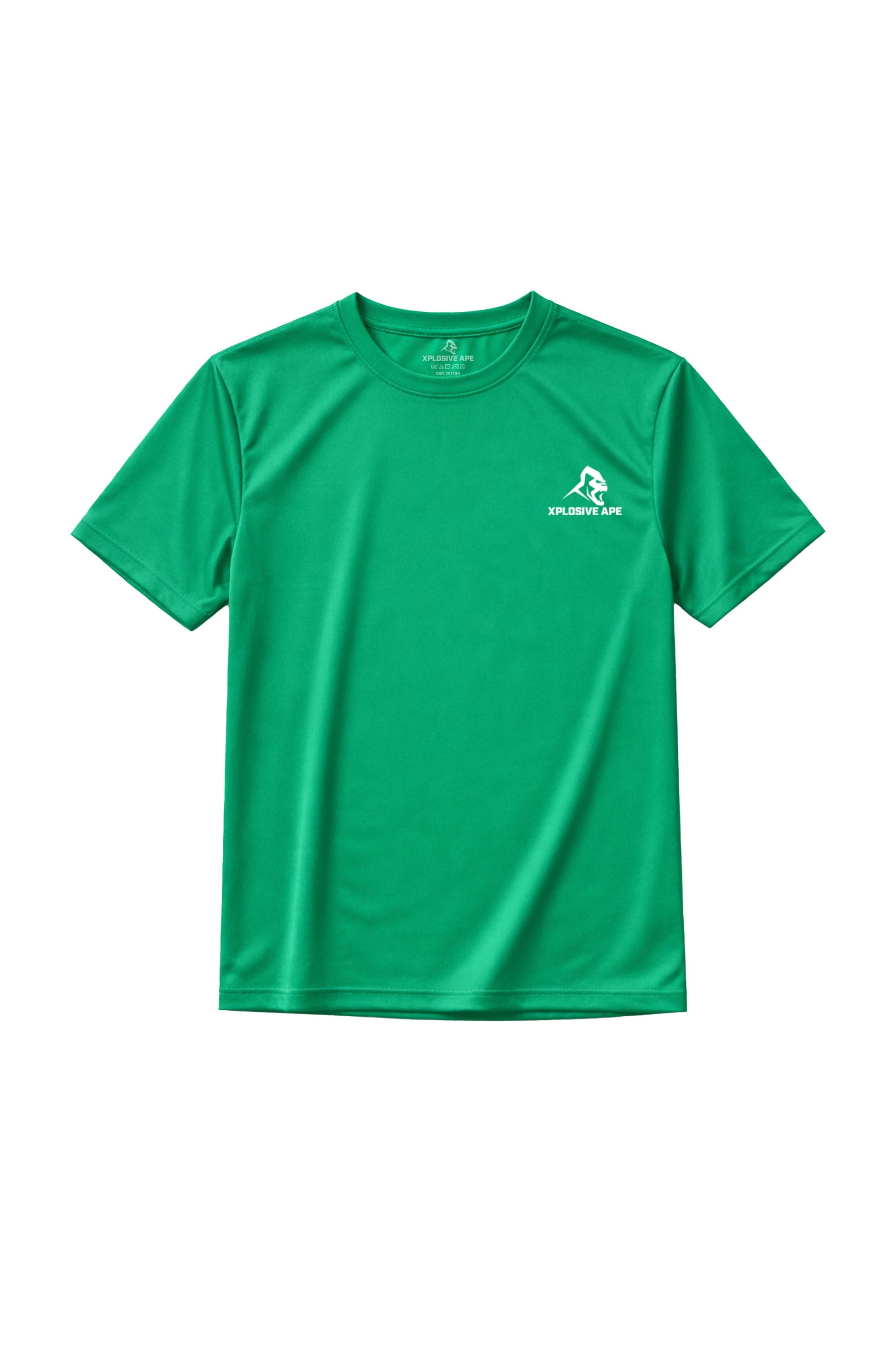 XAPE Garage Strength Tech Tee - Kelly Green