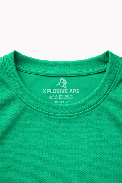 XAPE Garage Strength Tech Tee - Kelly Green