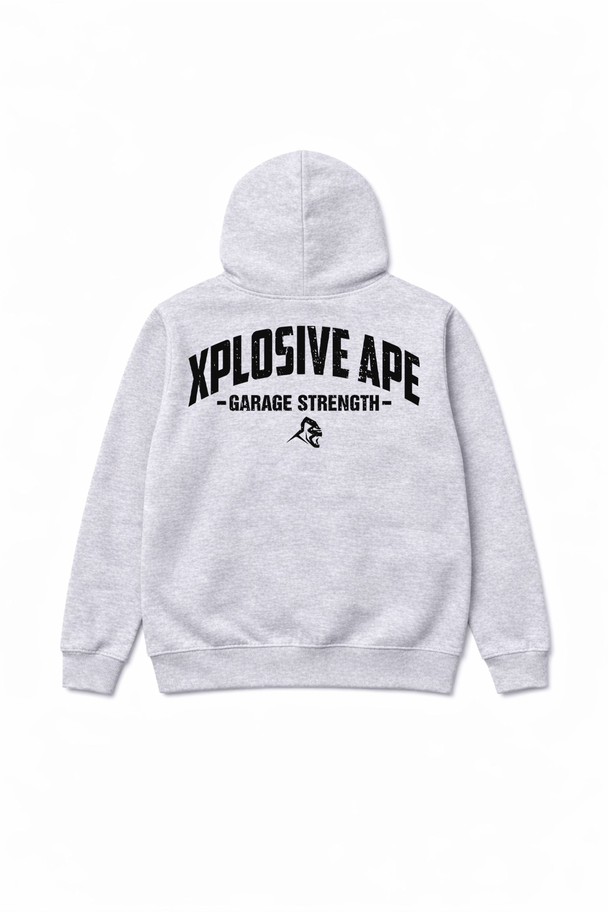 XAPE Garage Strength V2 String Hoodie - Sports Grey