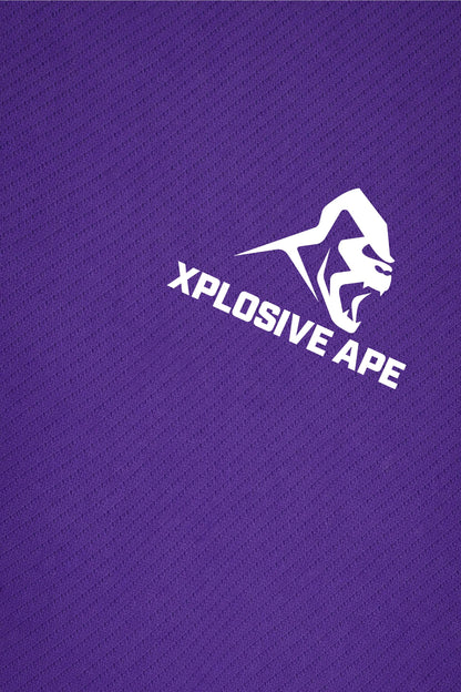 XAPE Graffiti Tech Tee - Purple