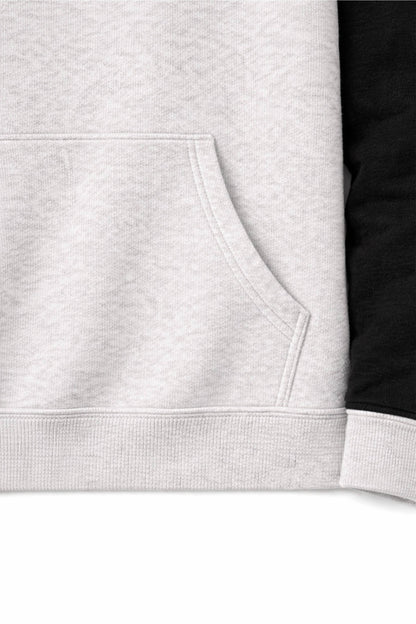 XAPE Heritage Script Raglan Hoodie - Oatmeal Heather/Black