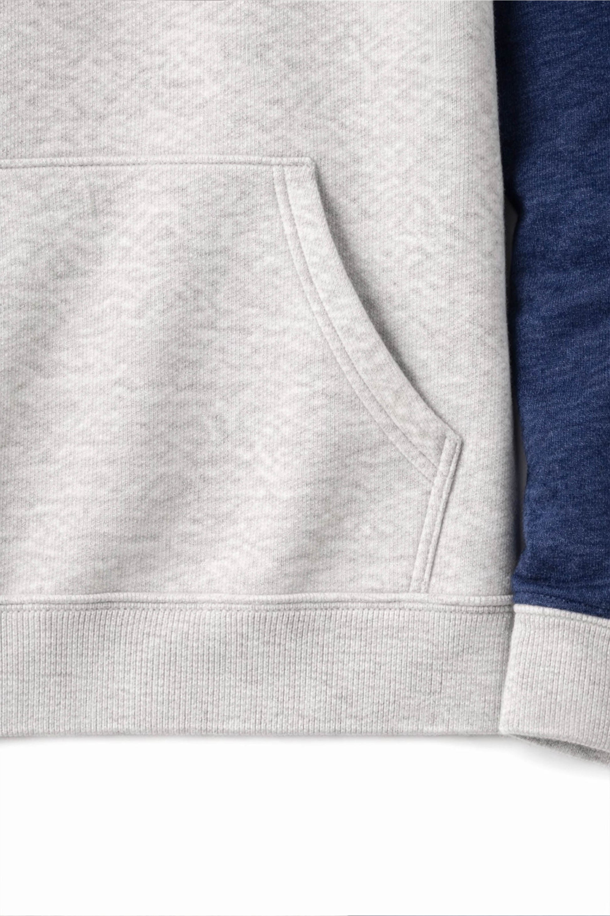 XAPE Heritage Script Raglan Hoodie - Oatmeal Heather/Indigo