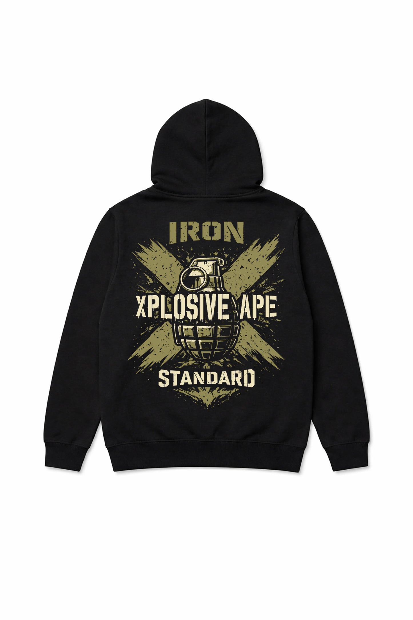 XAPE Iron Hoodie - Black