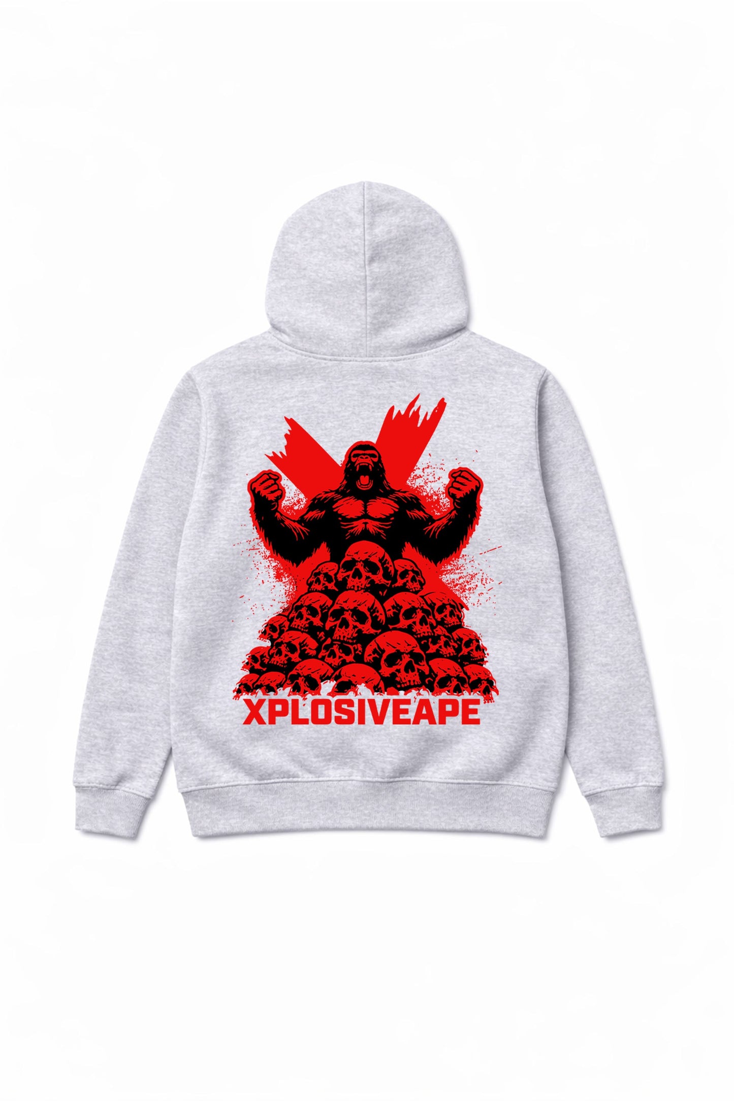 XAPE King Hoodie - Heather Grey