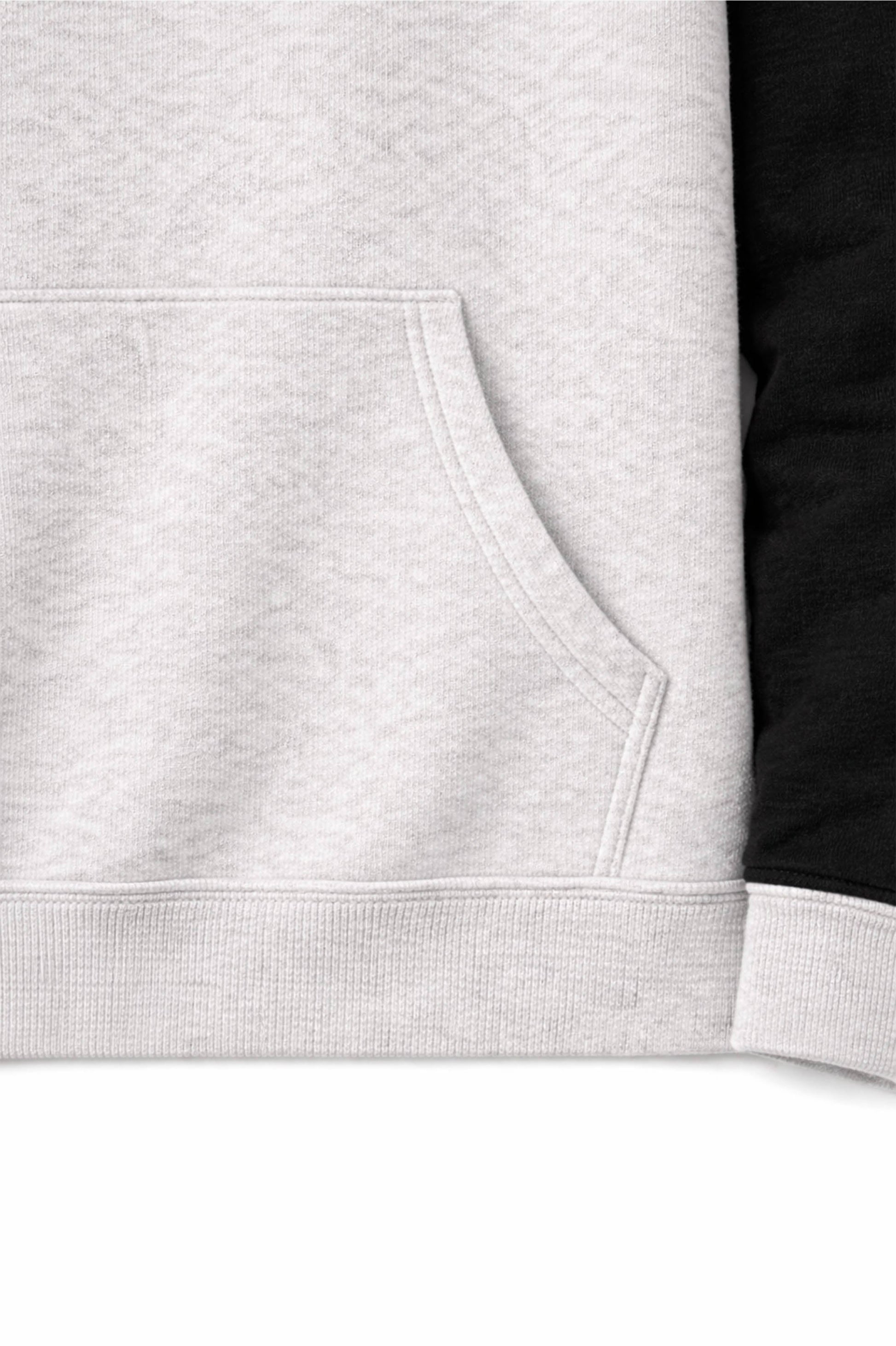 XAPE Monogram Raglan Hoodie - Oatmeal Heather/Black