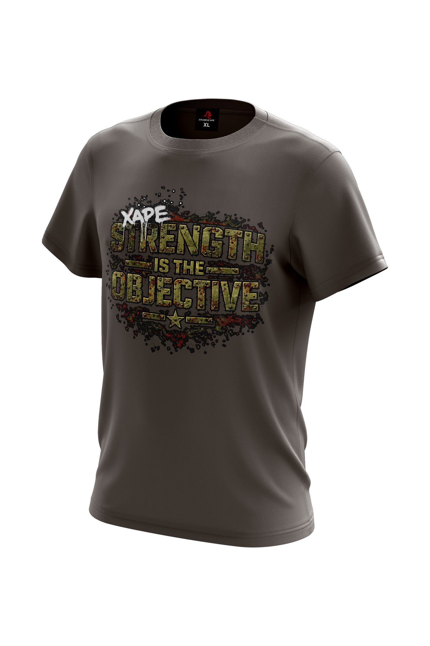 XAPE Objective Tee - Charcoal