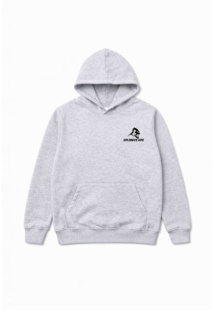XAPE Old School Hoodie - Heather Grey