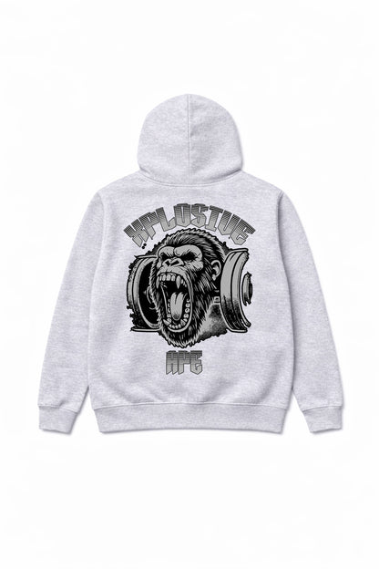 XAPE Old School Hoodie - Heather Grey