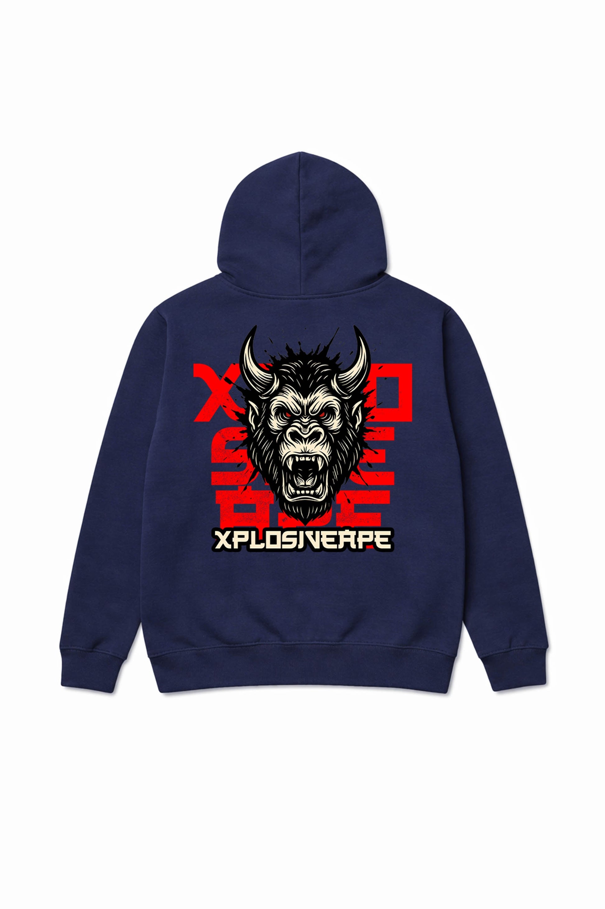 XAPE Oni String Hoodie - Navy