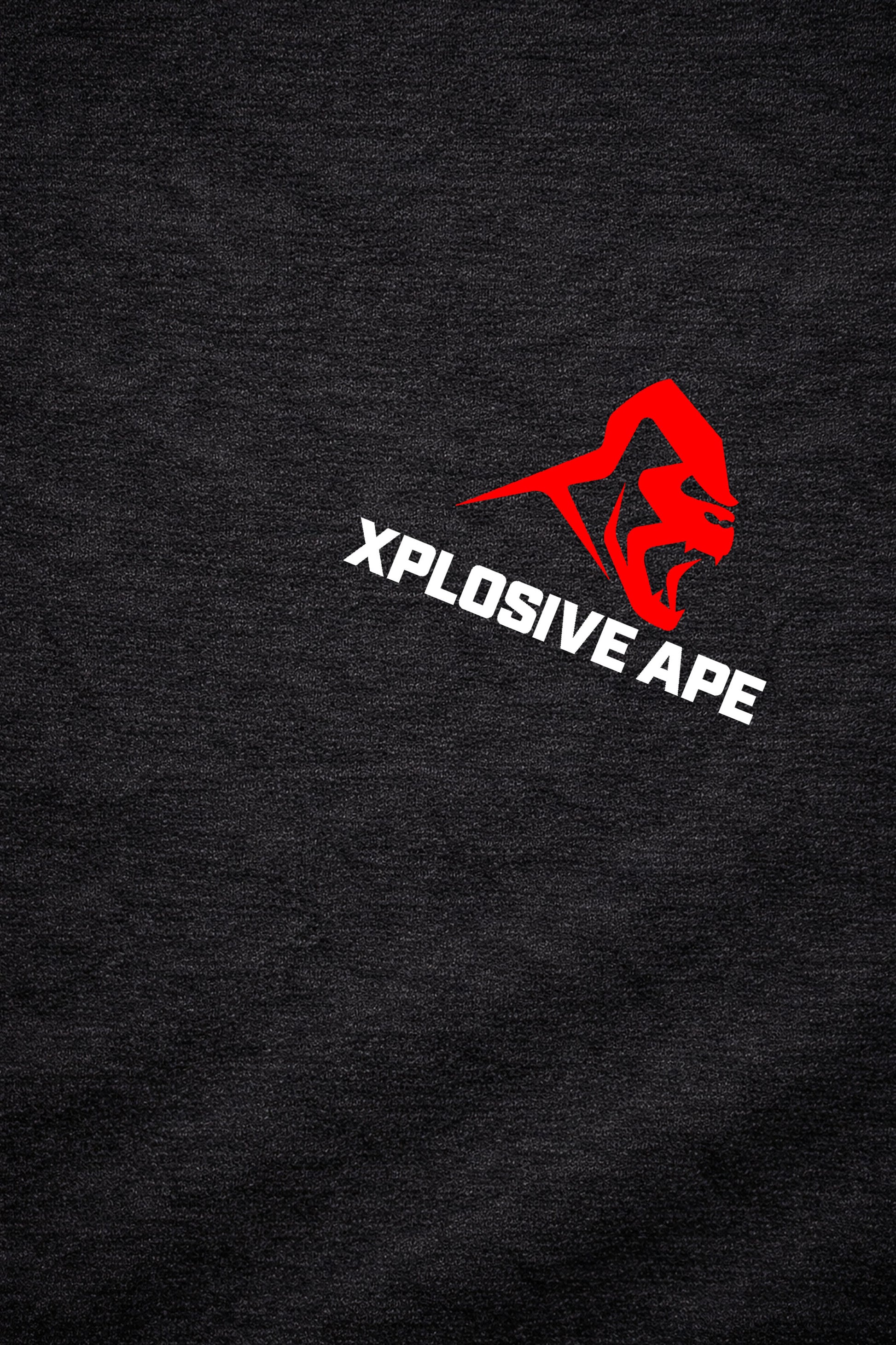 XAPE Original Logo V2 String Hoodie - Black