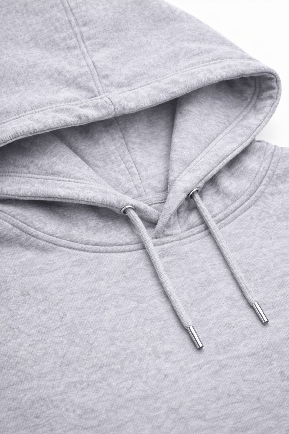 XAPE Original Logo V2 String Hoodie - Heather Grey