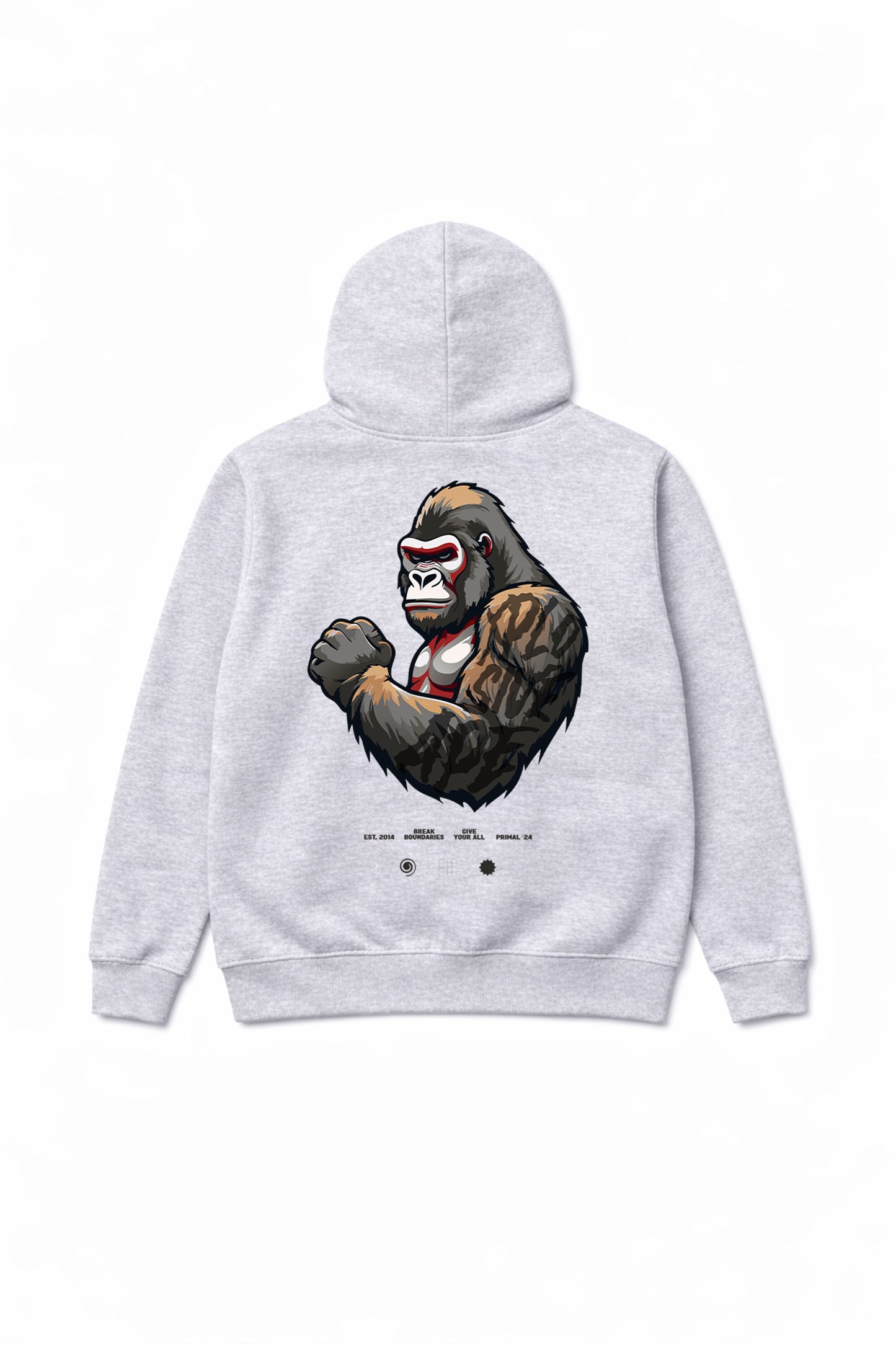 XAPE Powerhouse V3 Hoodie - Heather Grey