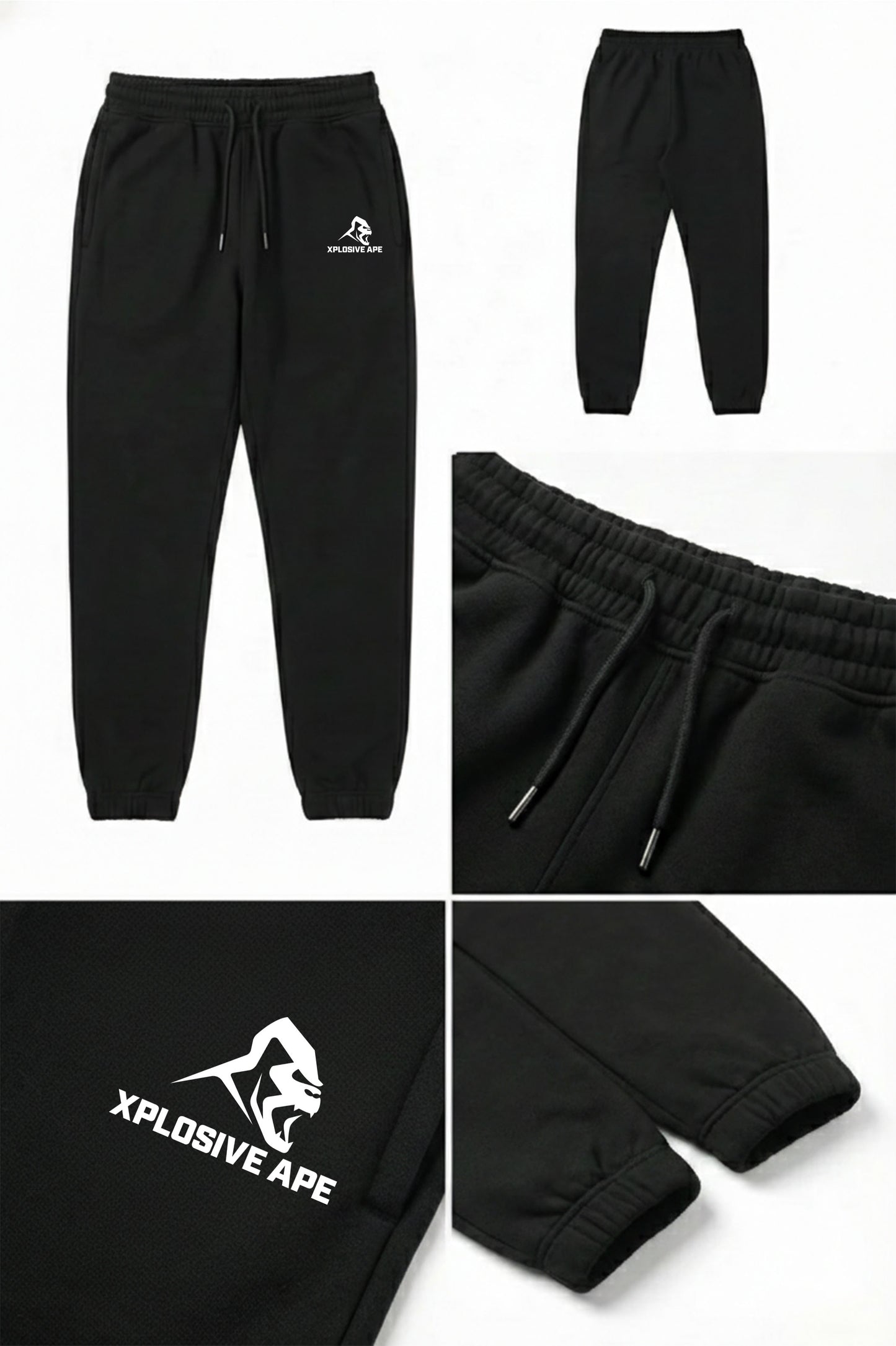 XAPE Prime Logo Joggers - Black