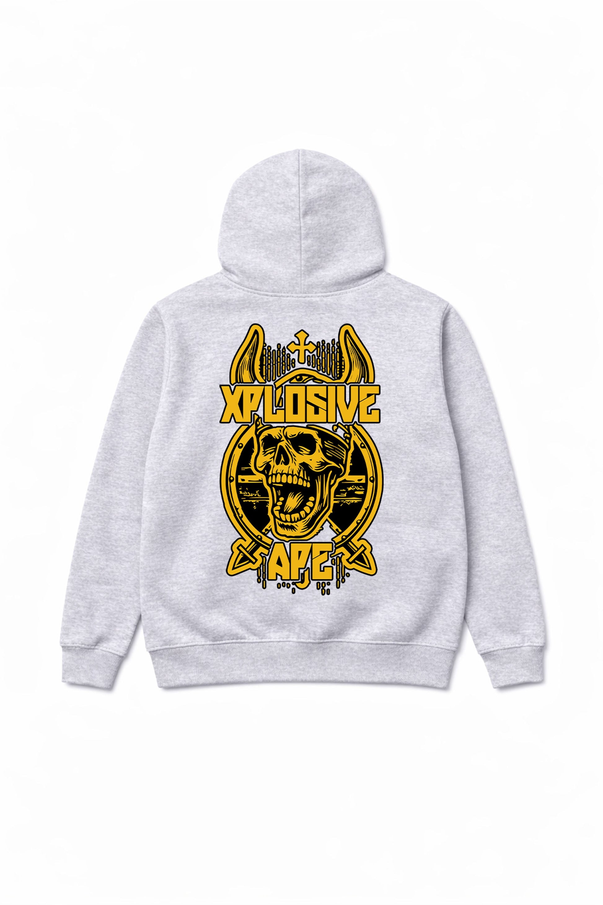 XAPE Raider Hoodie - Heather Grey