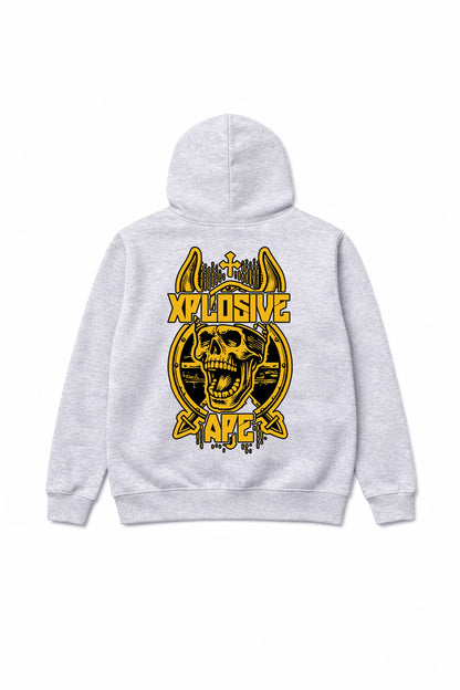 XAPE Raider Hoodie - Heather Grey