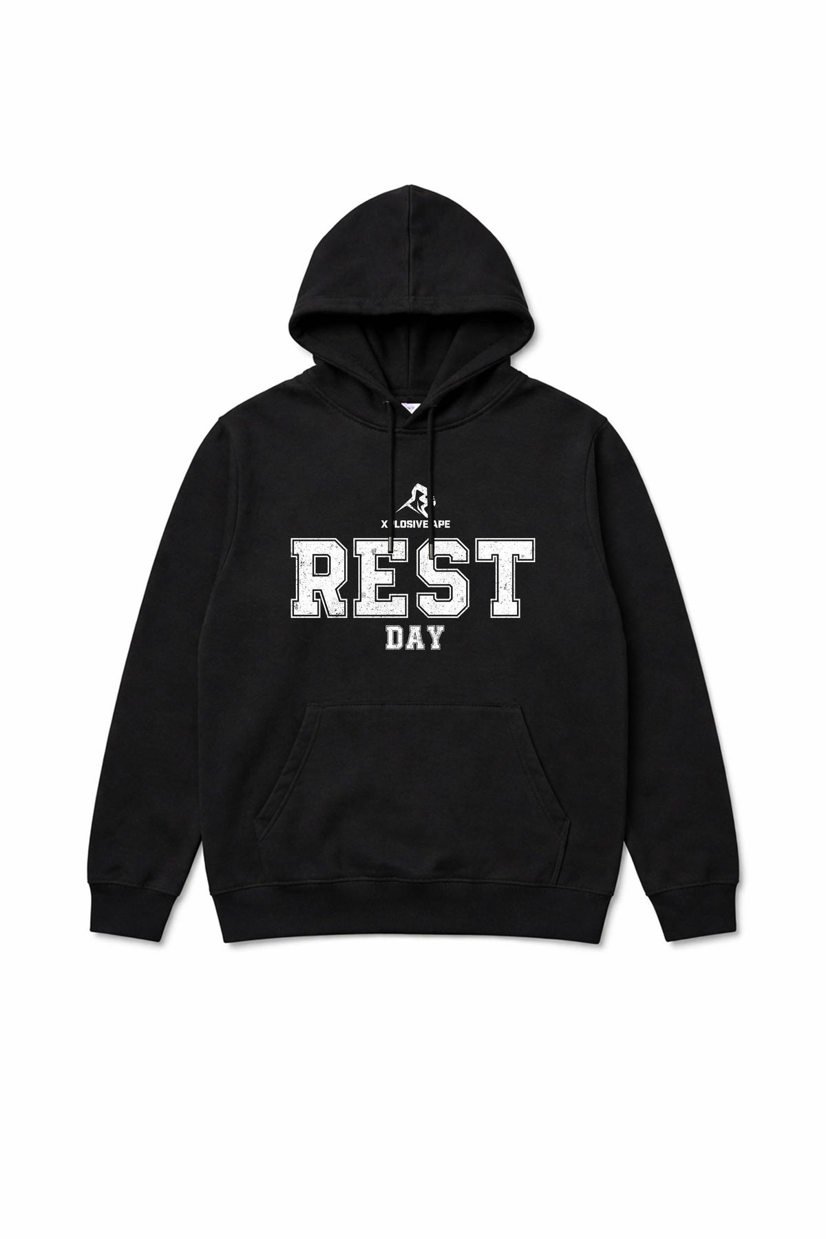 XAPE Rest Day V1 String Hoodie - Black