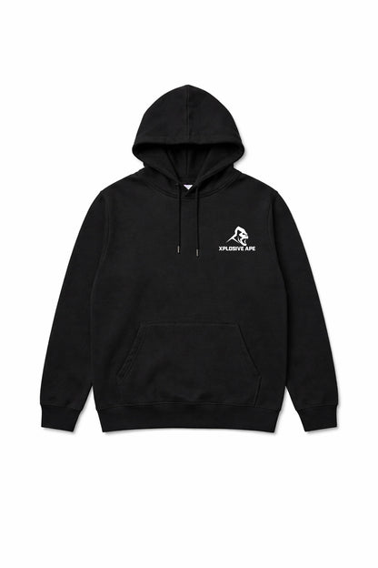 XAPE Ride or Die String Hoodie - Black