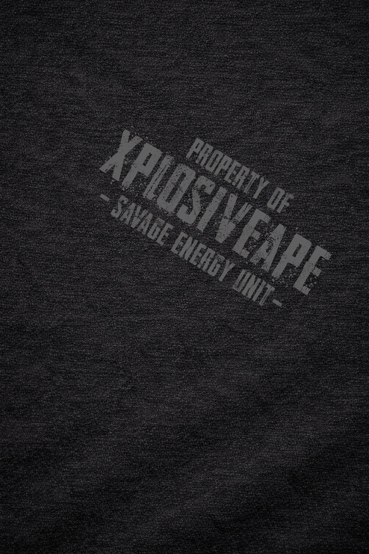 XAPE Savage Energy Unit String Hoodie - Black
