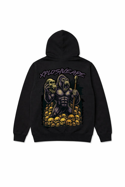 XAPE Savage String Hoodie - Black