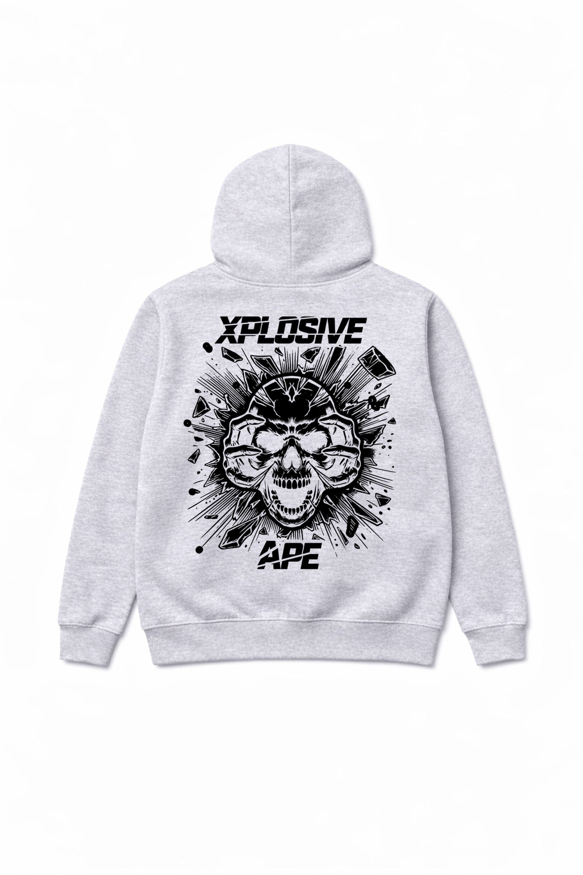 XAPE Shatter Hoodie - Heather Grey