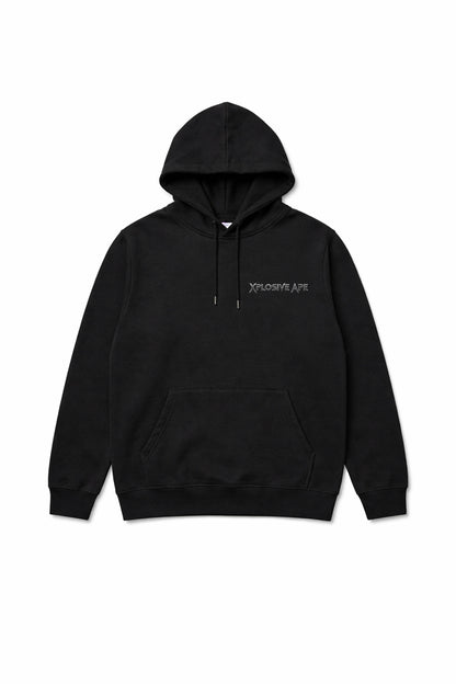 XAPE Shock Halo String Hoodie - Black