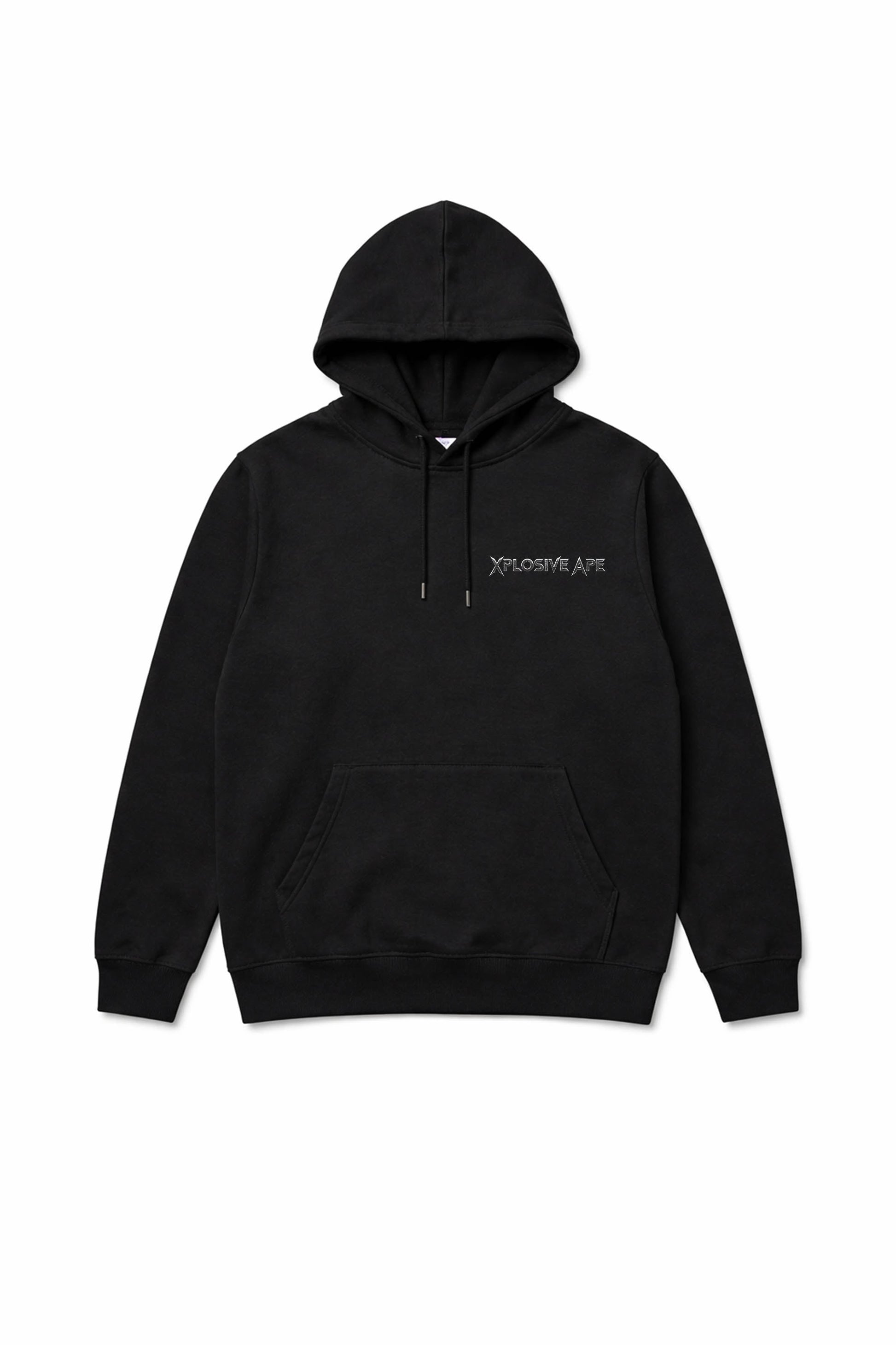 XAPE Shock Halo String Hoodie - Black